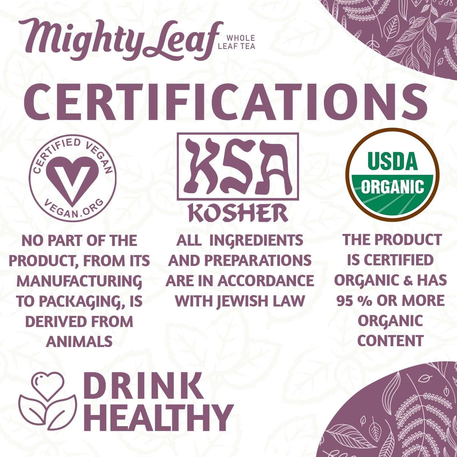 Mighty Leaf Tea Earl Grey Loose Leaf - 1 LB Bag | Black Tea Bergamot