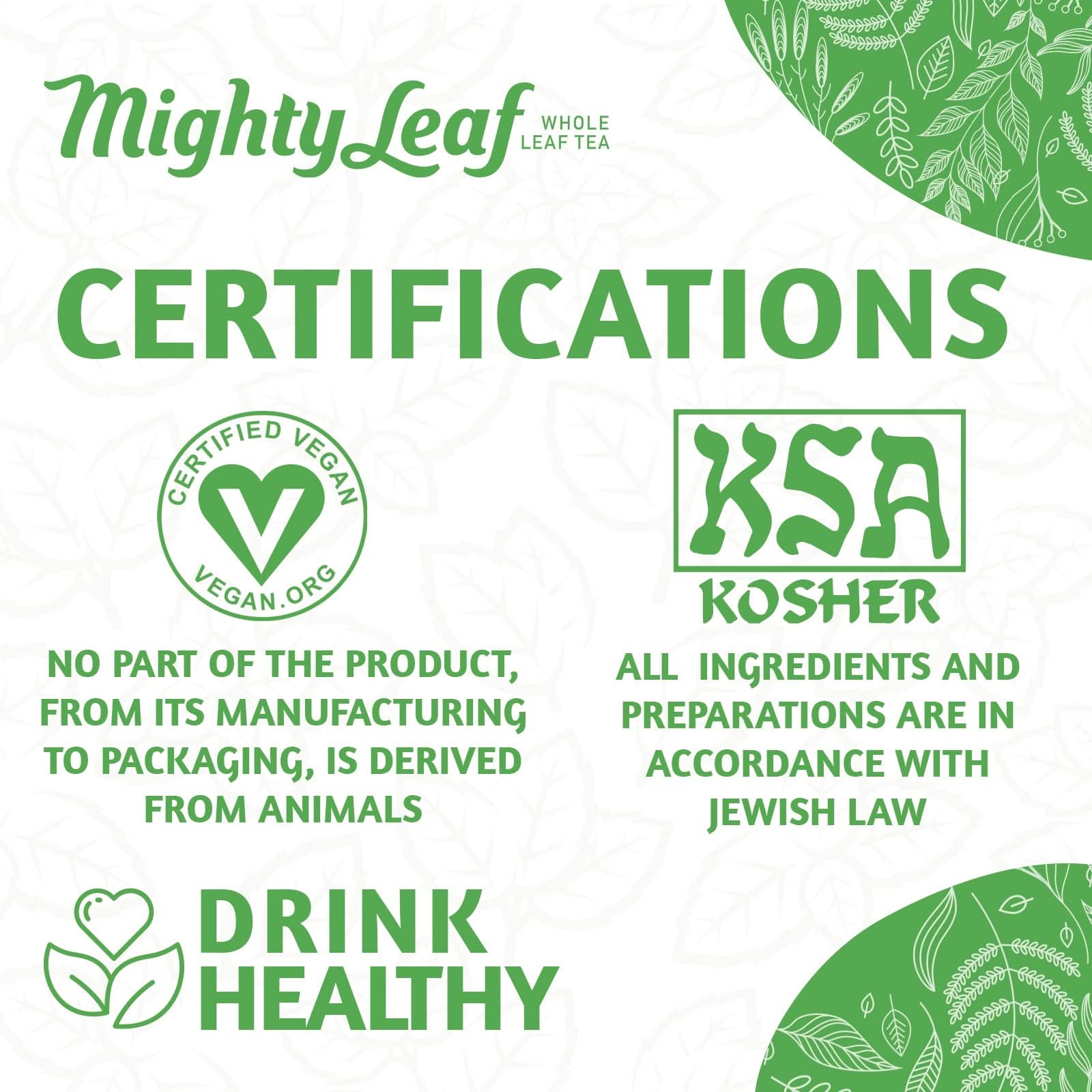 Mighty Leaf Green Tea Tropical - 1 LB Bag | Smooth & Fruity Green Tea