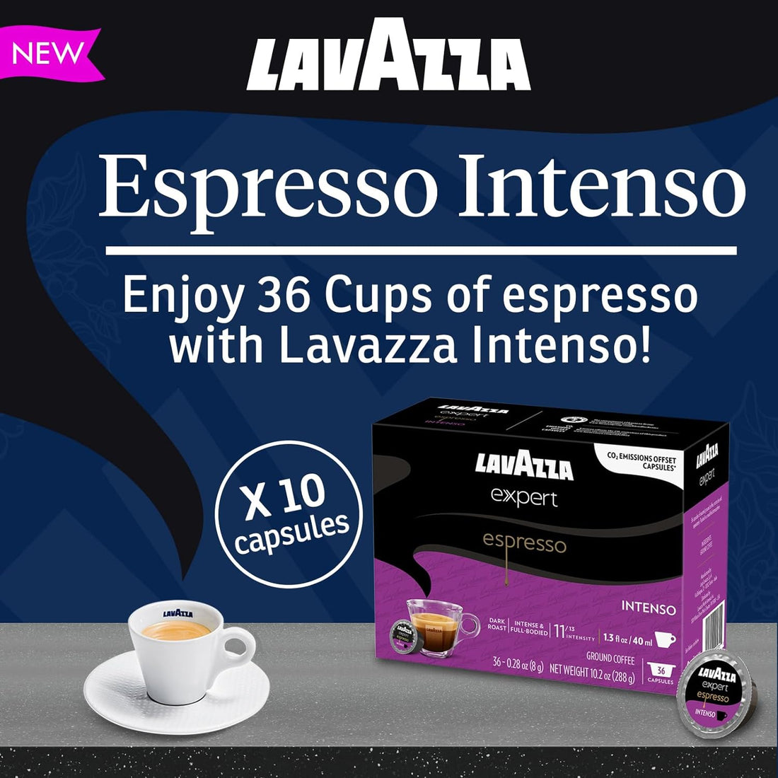 Lavazza Expert Capsules Variety Pack 30 pods - Classic, Intenso, Decaf