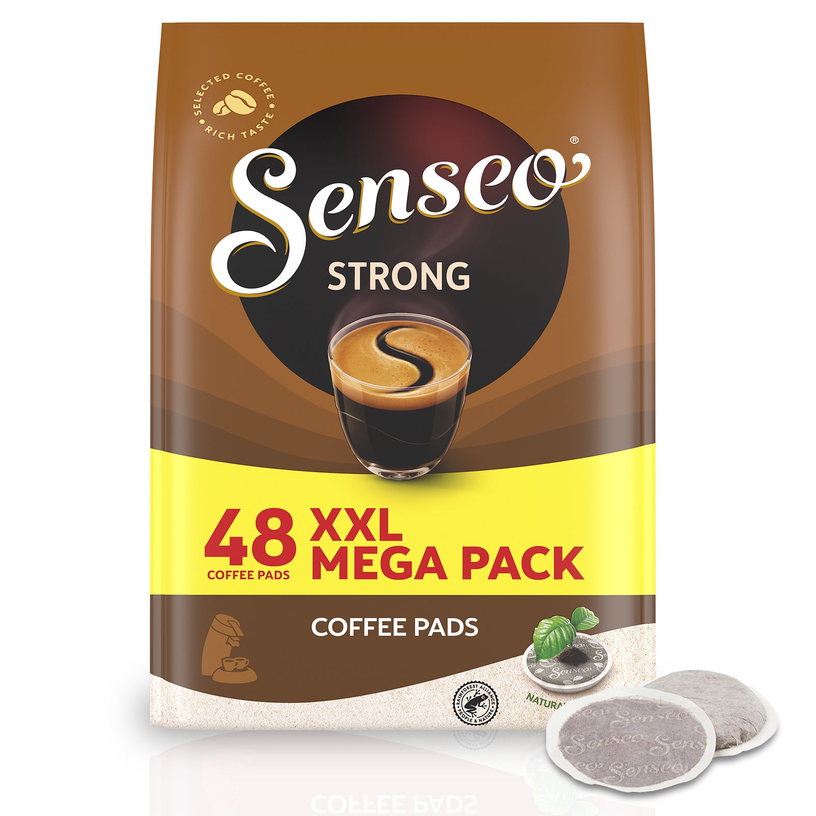 Senseo® Strong Coffee Pads, Dark Roast