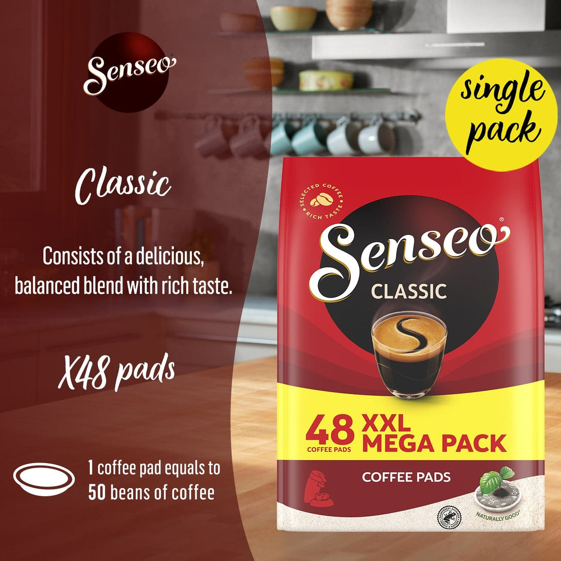 Senseo ™ Classic Coffee Pads, Medium Roast
