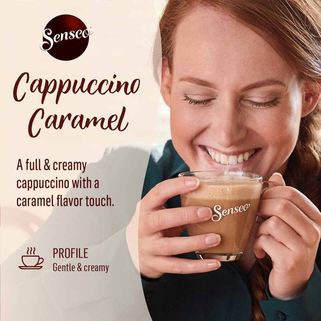 Senseo® Cappuccino Caramel Coffee Pads X 80 Pads