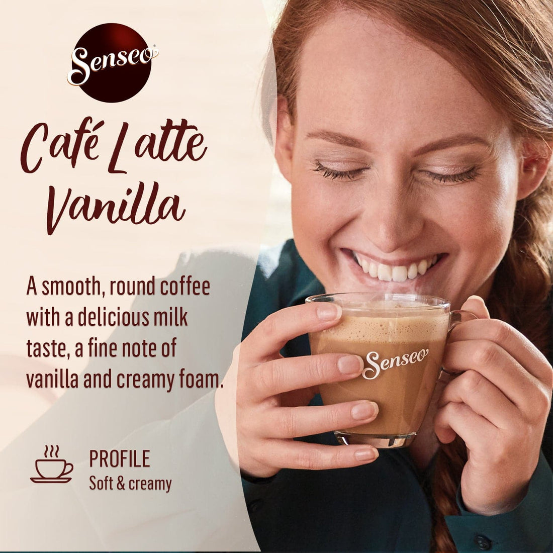 Senseo® Café Latte Vanilla Coffee Pads X 80 Pads