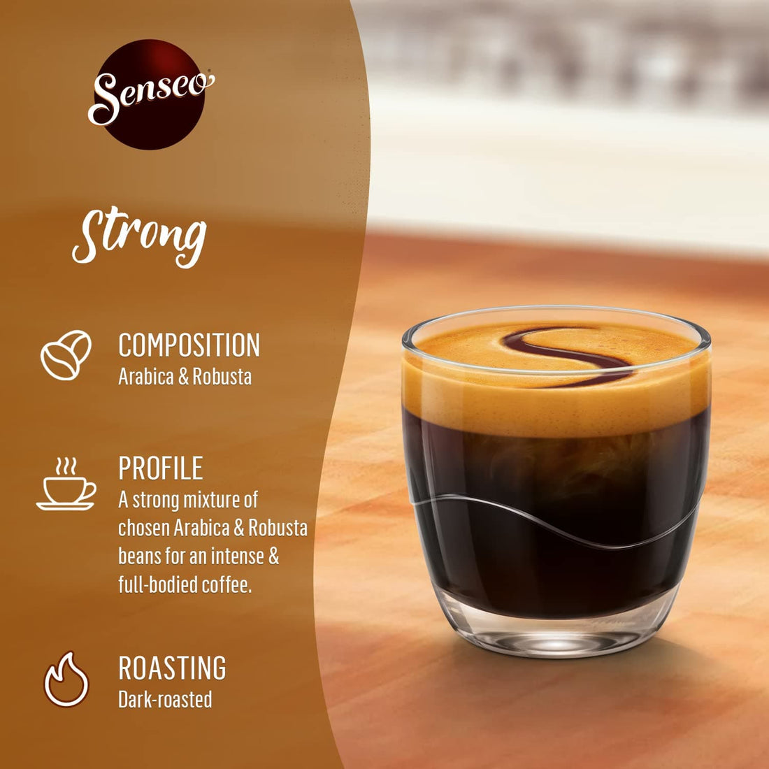 Senseo® Coffee Pads, Variety Pack, Strong, Latte Vanilla & Cappucinno Choco
