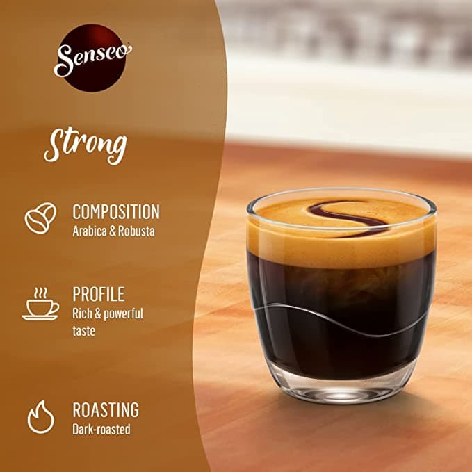 Senseo® Strong Coffee Pads, Dark Roast
