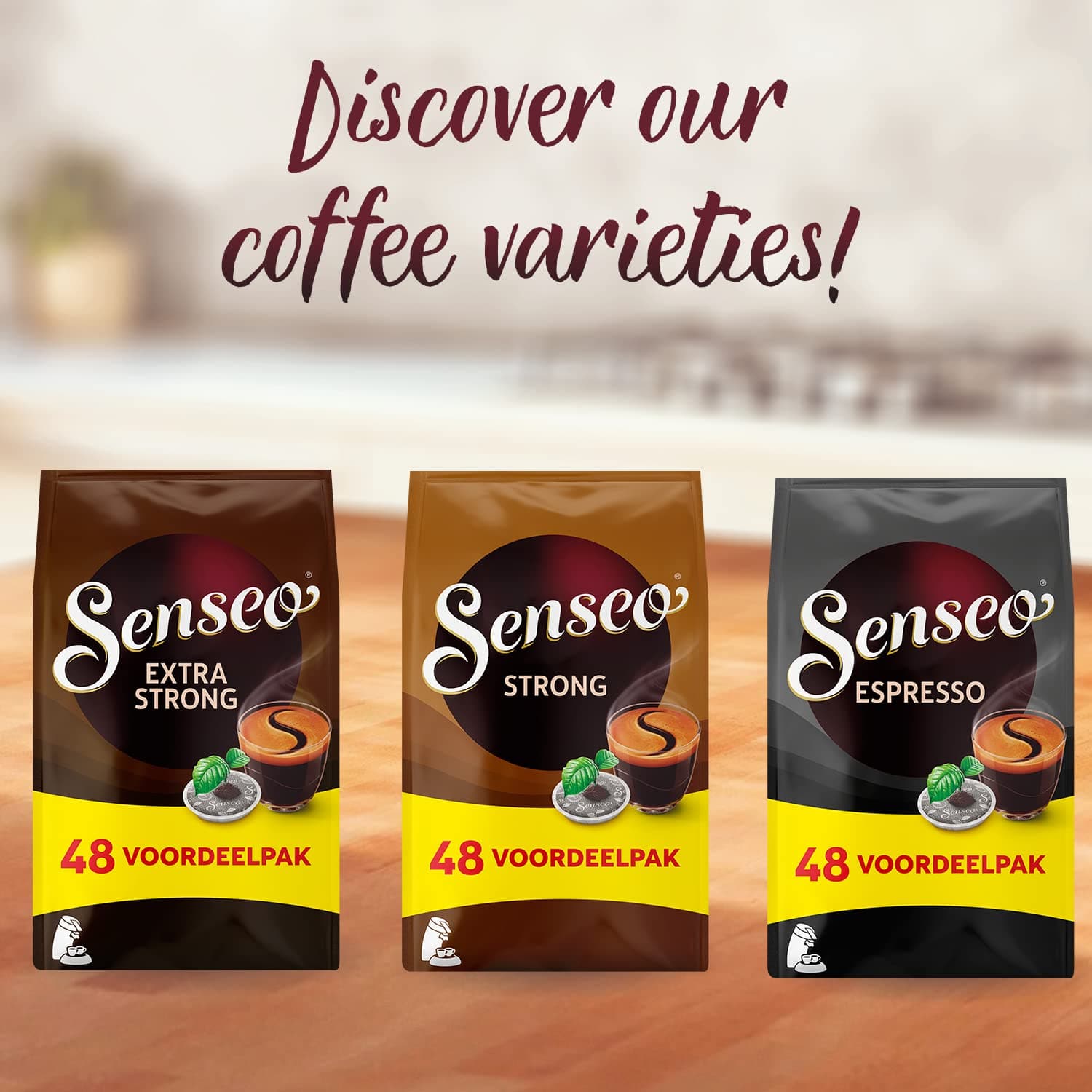 Senseo Classic Coffee Pads - 48 x 10 Pack | Smooth & Balanced Coffee
