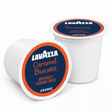 Lavazza Tiramisu & Caramel Biscotti K-Cups - 40 Count