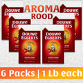 Douwe Egberts Aroma Rood ground coffee pack presentation
