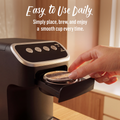 PeleCom Coffee Machine Compatible With Senseo Coffee Pods + Senseo Strong - coffee image