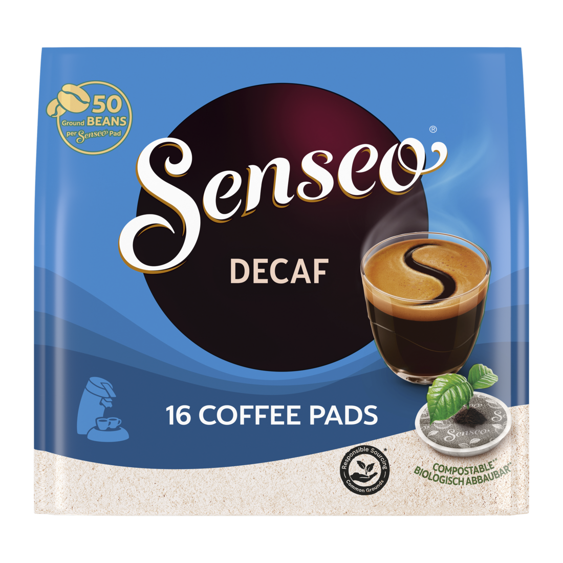 Senseo Decaf Coffee Pods – 48 Count (3 Packs of 16) BBD 4 February 2027