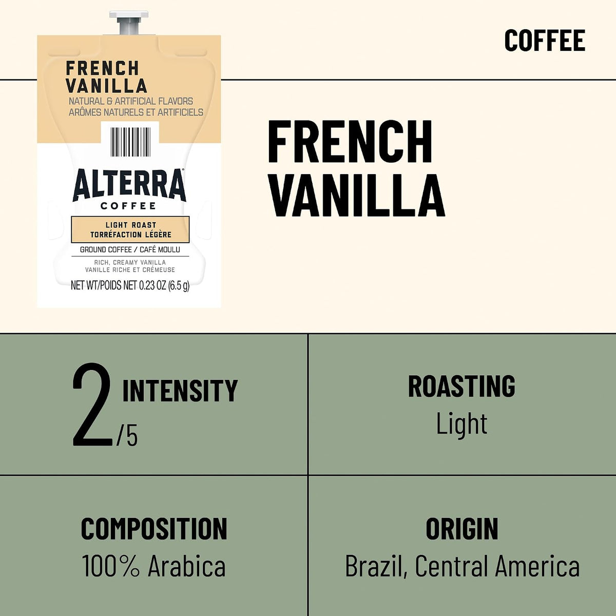Flavia Alterra French Vanilla Coffee Freshpacks X 20 BBD 8 February 2027