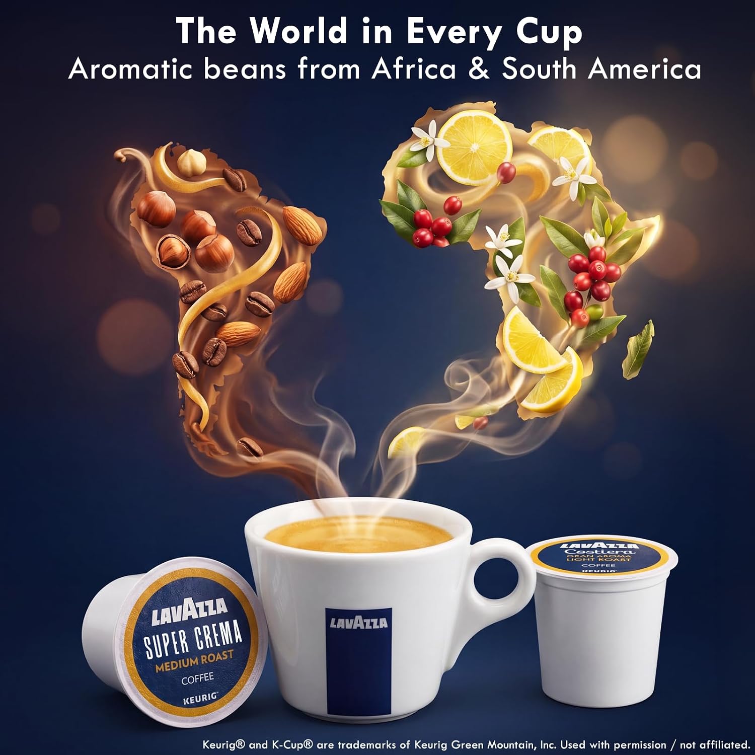 Lavazza Super Crema & Costiera Gran Aroma K-Cups - 40 Count