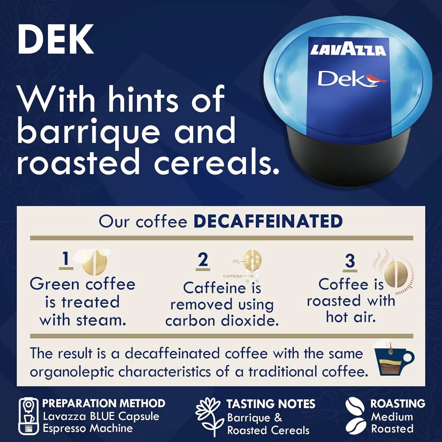 Lavazza Blue 30 Capsules - Top, Gold, Crema, Dek, Gran (6 Each) - image 6