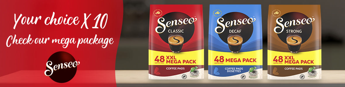 SENSEO Cafetera original XL, cafetera espresso de una sola porción, paquete  variado 1, suave, clásico, fuerte, extra fuerte, vainilla latte y capuchino  choco para cafetera Senseo, 80 cápsulas : : Hogar y