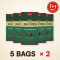 1+1 FREE: 10 bags of Jacobs Krönung ground coffee 500 g, best before Jan 9, 2027