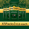 Jacobs Kronung Ground Coffee - 5 Packs, 500g Each BBD 9 January 2027