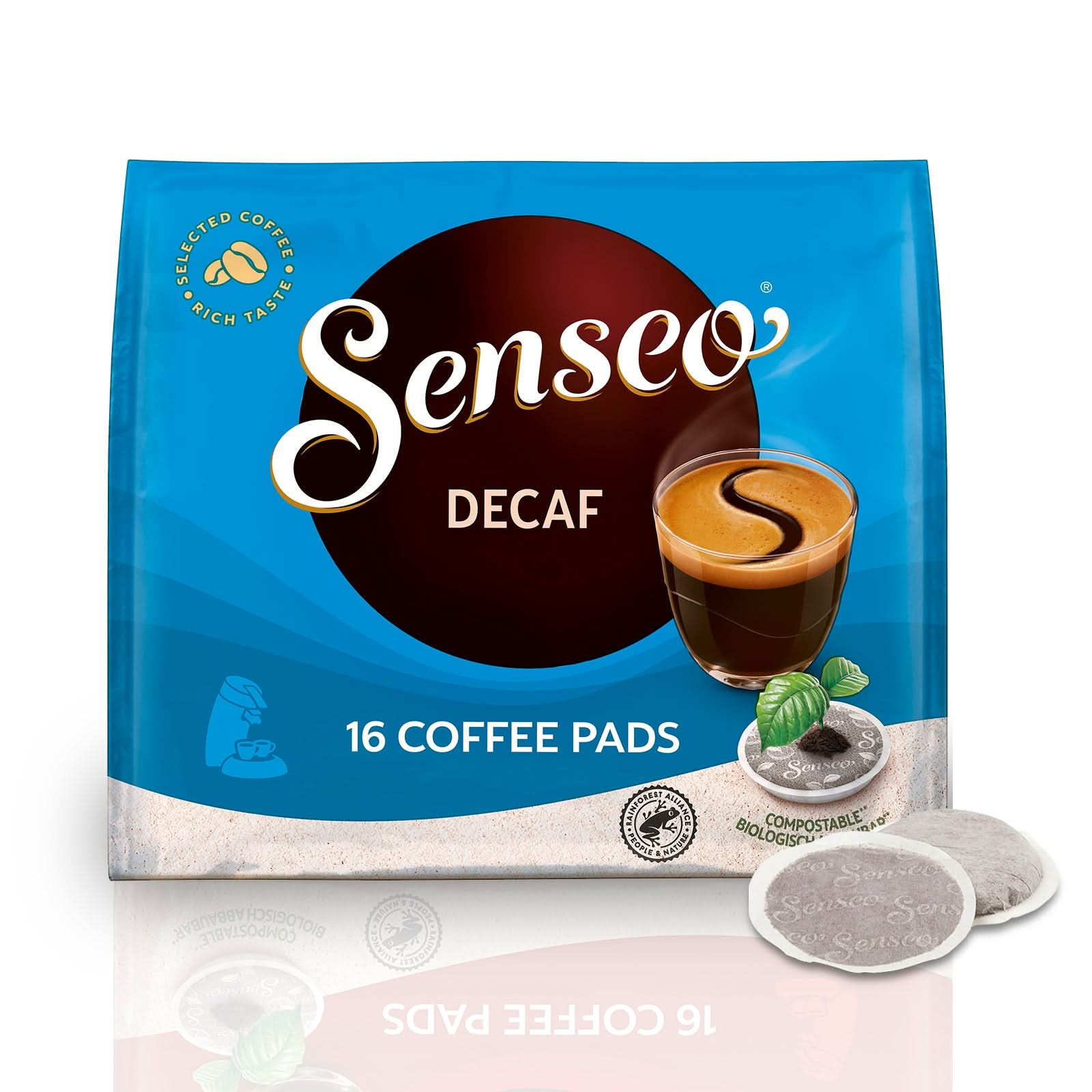 Senseo Decaf Coffee Pads - 80 Pads | Caffeine-Free & Flavorful Coffee 