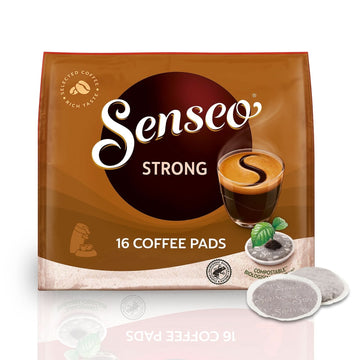 Senseo Strong Coffee Pods, Dark Roast - 160 Pods Pack