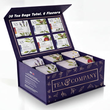 Mighty Leaf Organic Tea Gift Box - 30 Count (6 Flavors)