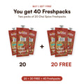 FLAVIA Bright Tea Co. Chai Spice Freshpacks: buy 1, get 1 free = 20 + 20 = 40 Freshpacks, best before Nov 8, 2026