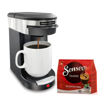 Hamilton Beach HDC200S Coffeemaker + 16 Senseo Classic Coffee Pods