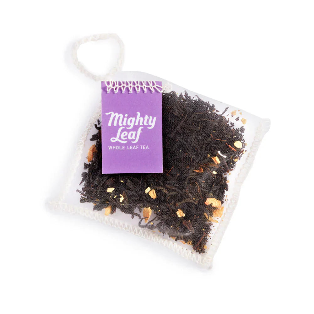 Mighty Leaf Tea Orange Blossom - 100 Pouches | Rich Black Tea with Citrus