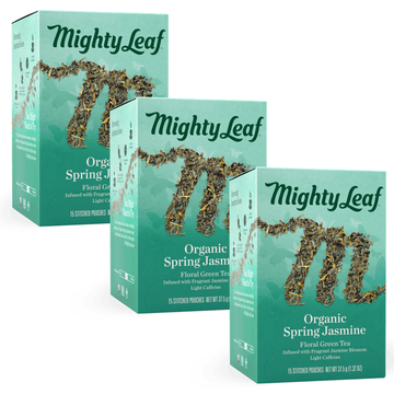 Mighty Leaf Spring Jasmine Green Tea  X 45 Silk Pouches  BBD 12 SEPTEMBER 2026