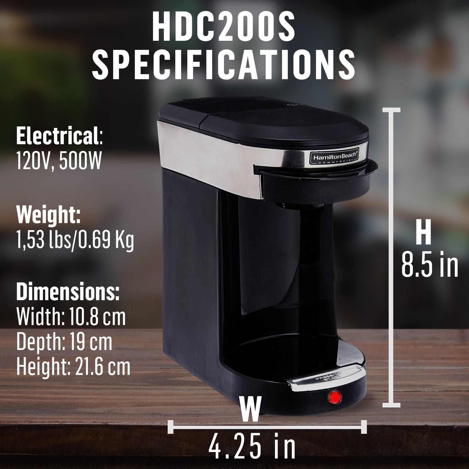 Hamilton Beach HDC200S Coffeemaker + 16 Senseo Classic Coffee Pods