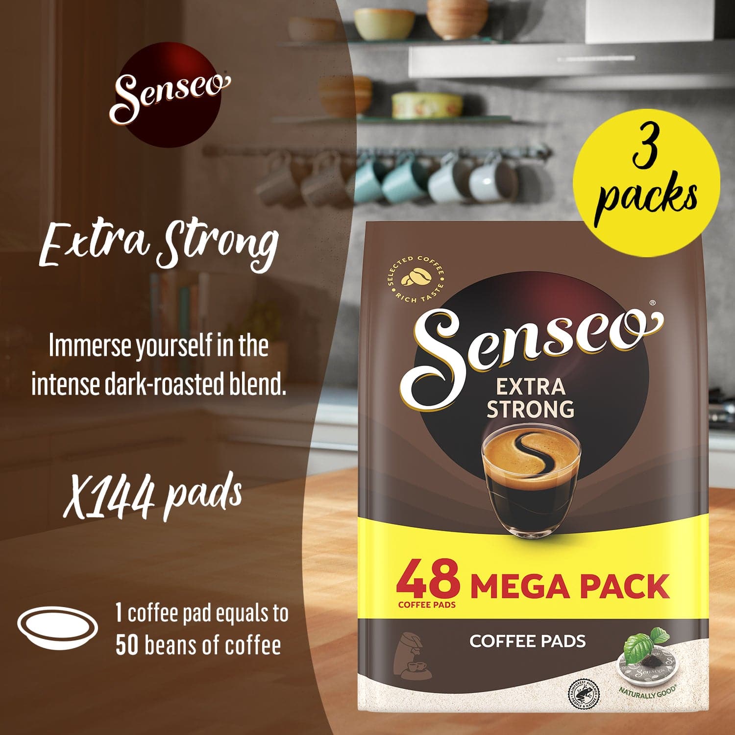 Senseo Extra Strong Coffee Pods – Bold Flavor, Fast Houston Delivery