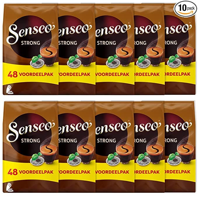 Douwe Egberts Senseo Strong Roast 48 Pods Pads Full and Rich Coffee