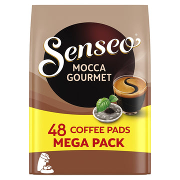 Senseo Mocca Gourmet Coffee Pads, Dark Roast