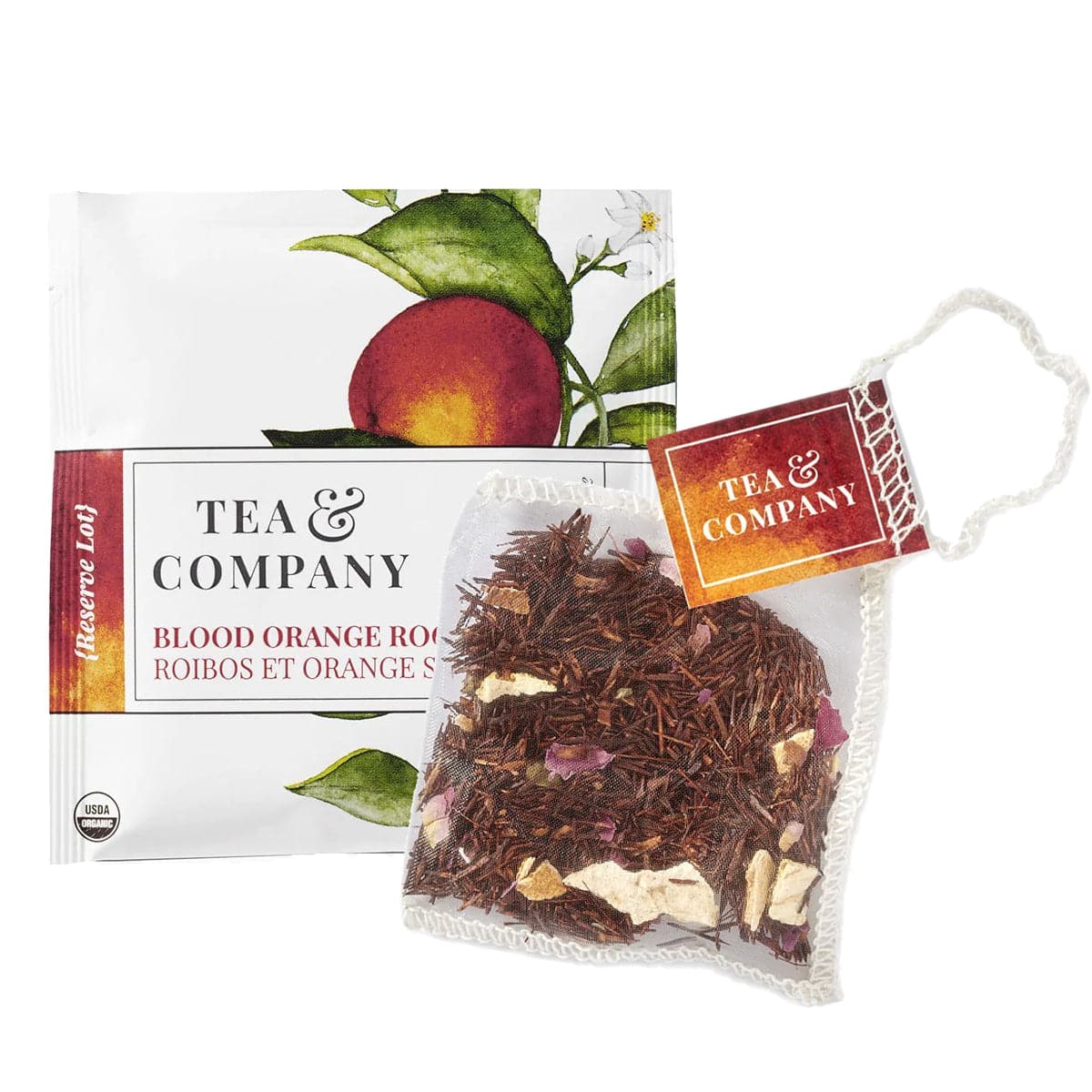 Mighty Leaf Tea & Company Organic Blood Orange Rooibos X 100 Tea Pou